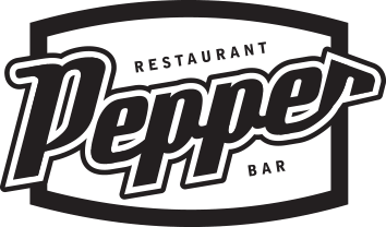 Black & white logo of Pepper