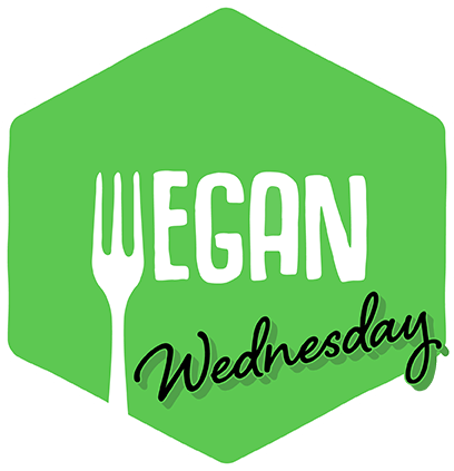 Green logo of Wegan Wednesday
