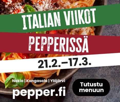 Italian viikot Pepperissä